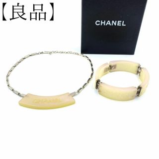 シャネル(CHANEL)の良品✨ シャネル ネックレス バングル セット ホログラム オーロラ ロゴ 箱(ネックレス)