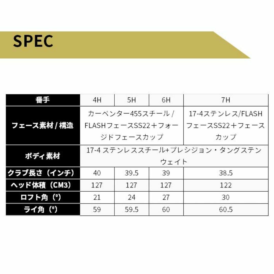 Callaway(キャロウェイ)のローグ ST MAX FAST ユーティリティ 4U 5U 2本セット S スポーツ/アウトドアのゴルフ(クラブ)の商品写真