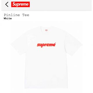 シュプリーム(Supreme)の【新品・未使用】Supreme シュプリーム Pinline Tee / M(Tシャツ/カットソー(半袖/袖なし))