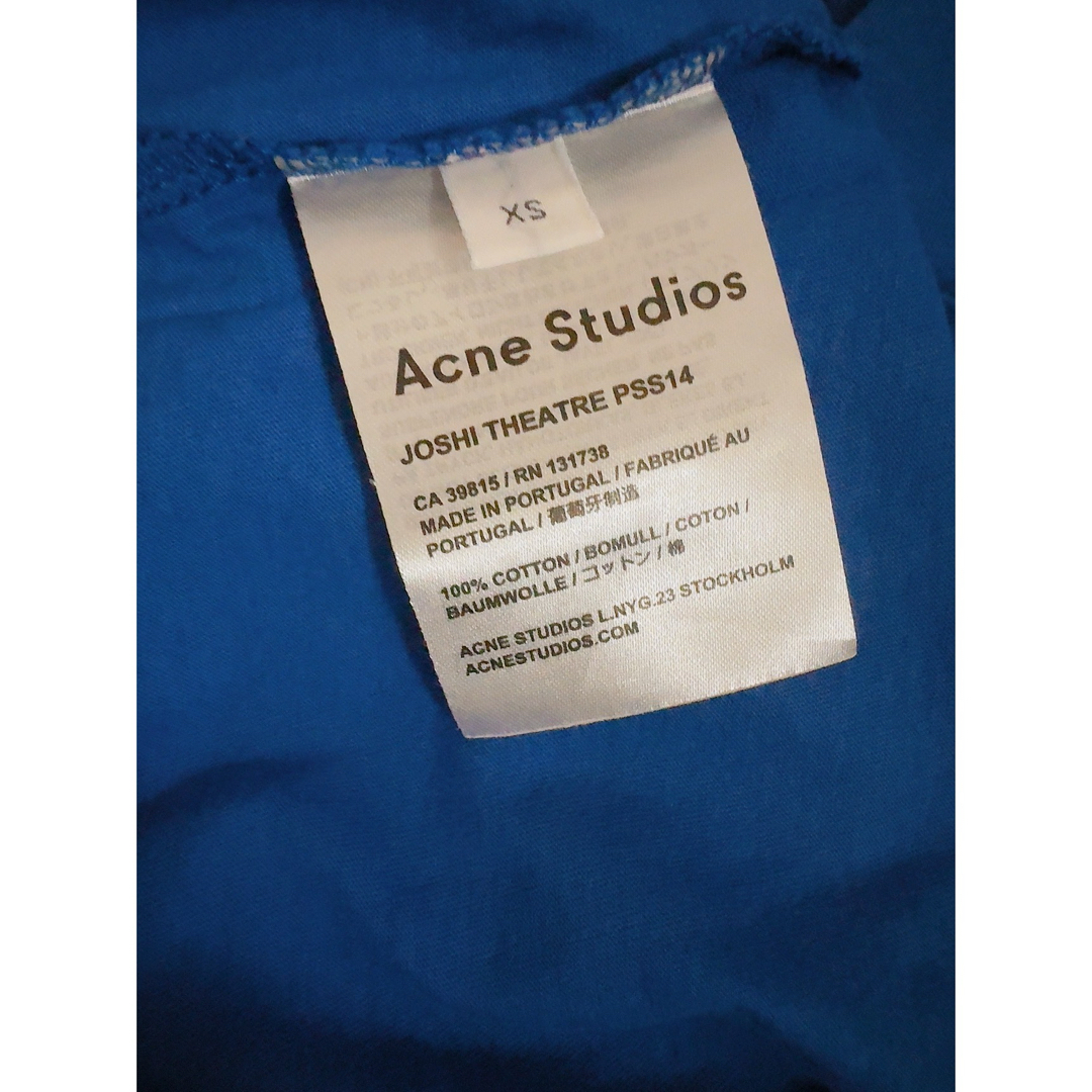 Acne Studios(アクネストゥディオズ)のAcne アクネ　アクネストゥディオズ　前後のプリントTシャツ　ユニセックス メンズのトップス(Tシャツ/カットソー(半袖/袖なし))の商品写真