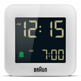 Braun デジタルトラベル目覚まし時計 スヌーズ付き コンパクトサイズ(ノーカラージャケット)