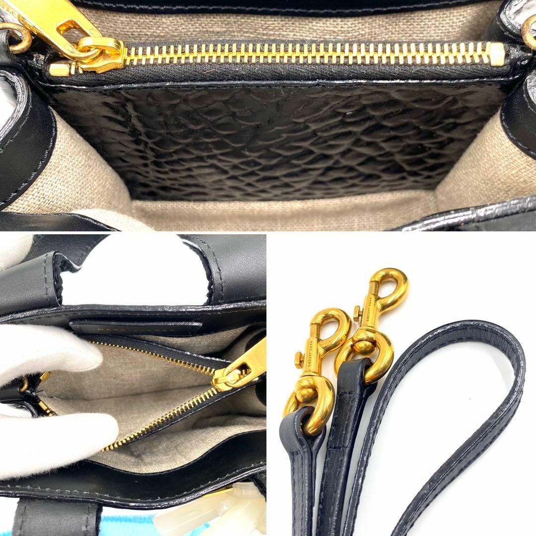 MARC JACOBS(マークジェイコブス)の良品✨マークジェイコブス ハンドバッグ 正規品  ショルダー紐 2way 装飾 レディースのバッグ(ハンドバッグ)の商品写真