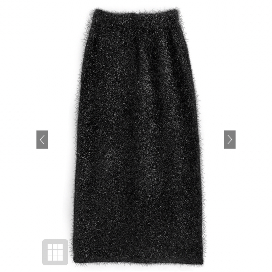 GRL(グレイル)の美品♡GRL♡ラメシャギーニットナロースカート レディースのスカート(ロングスカート)の商品写真