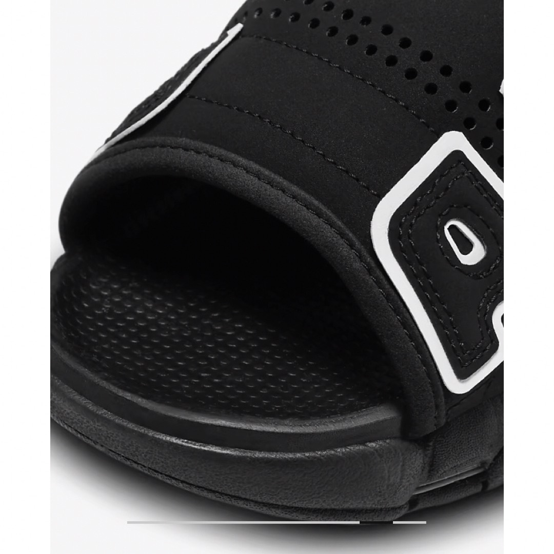 NIKE(ナイキ)のナイキ メンズ　エアモアアップテンポ スライド　ブラック　モアテン24 ホワイト メンズの靴/シューズ(サンダル)の商品写真
