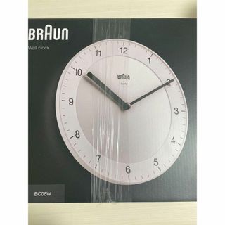 BRAUN(ブラウン) 掛け時計 ホワイト(ノーカラージャケット)