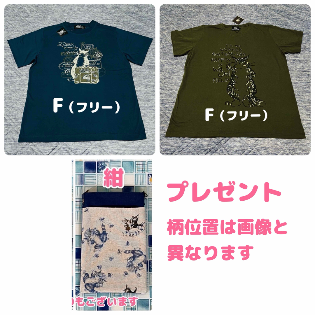 ぽんた2号様 2点:Tシャツ ねむいにゃぁ・トラベル鉄紺 レディースのトップス(Tシャツ(半袖/袖なし))の商品写真