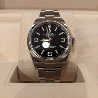 国内正規店購入 ロレックス エクスプローラーブ ラック オイスターブレス(腕時計)