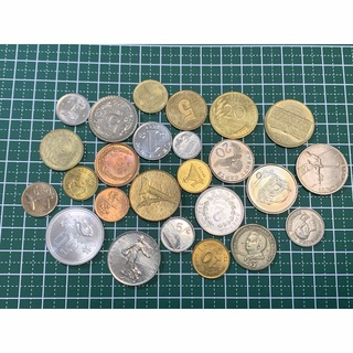 外国　海外　コイン　古銭　25枚(貨幣)