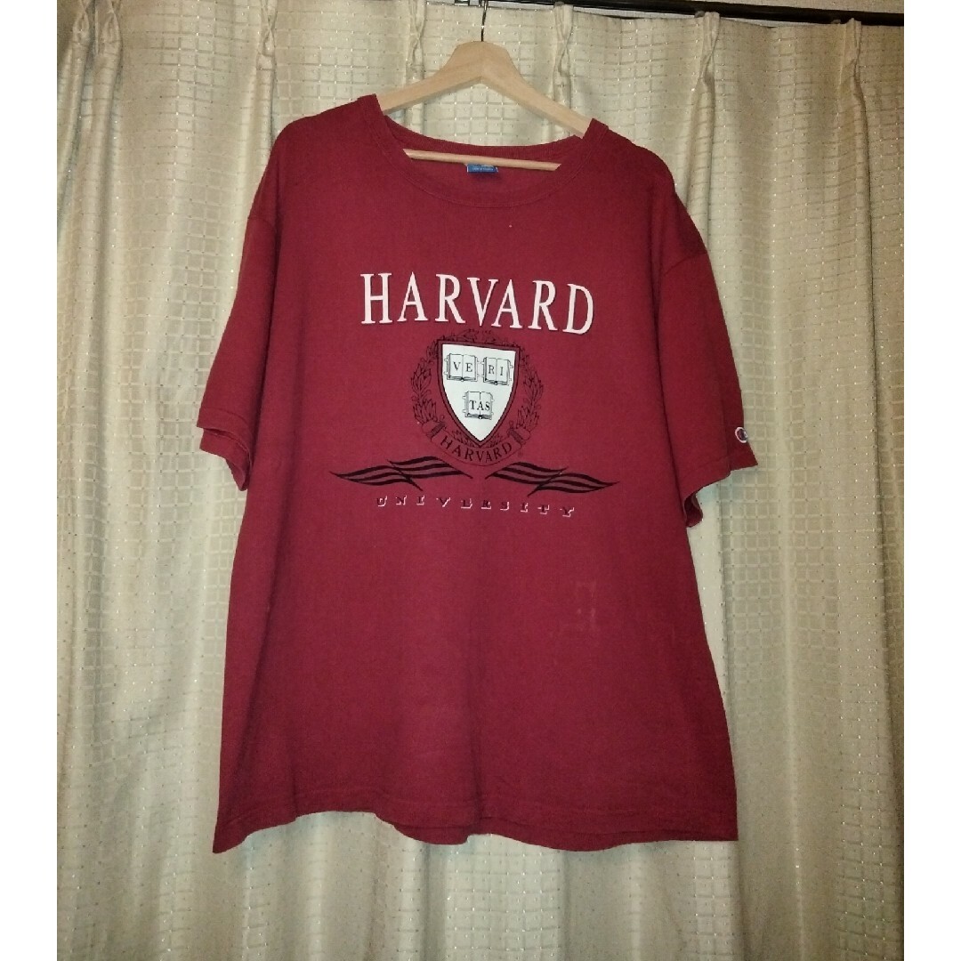 Champion(チャンピオン)の【champion】90s プリントTシャツ　ハーバード大学 メンズのトップス(Tシャツ/カットソー(半袖/袖なし))の商品写真