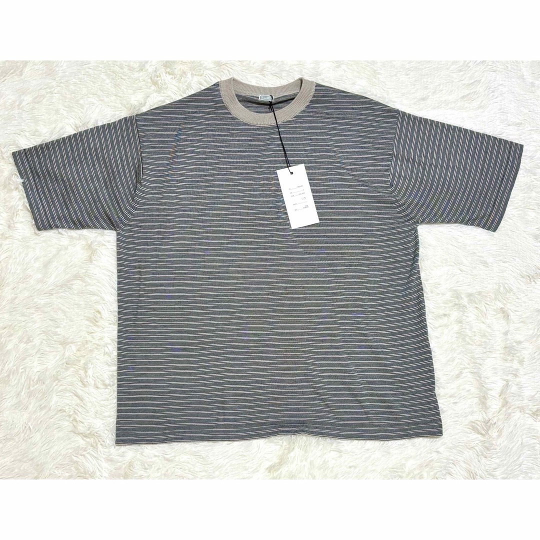 1LDK SELECT(ワンエルディーケーセレクト)のA.PRESSE High Gauge S/S Striped T-Shirt メンズのトップス(Tシャツ/カットソー(半袖/袖なし))の商品写真