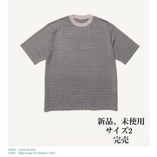 ワンエルディーケーセレクト(1LDK SELECT)のA.PRESSE High Gauge S/S Striped T-Shirt(Tシャツ/カットソー(半袖/袖なし))