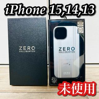 ゼロハリバートン(ZERO HALLIBURTON)の新品未使 ！ZERO ゼロハリバートン iPhone15 14 13 対応！送無(iPhoneケース)