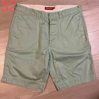 シュプリーム(Supreme)のsupreme 15ss chino shorts light blue 32(ショートパンツ)