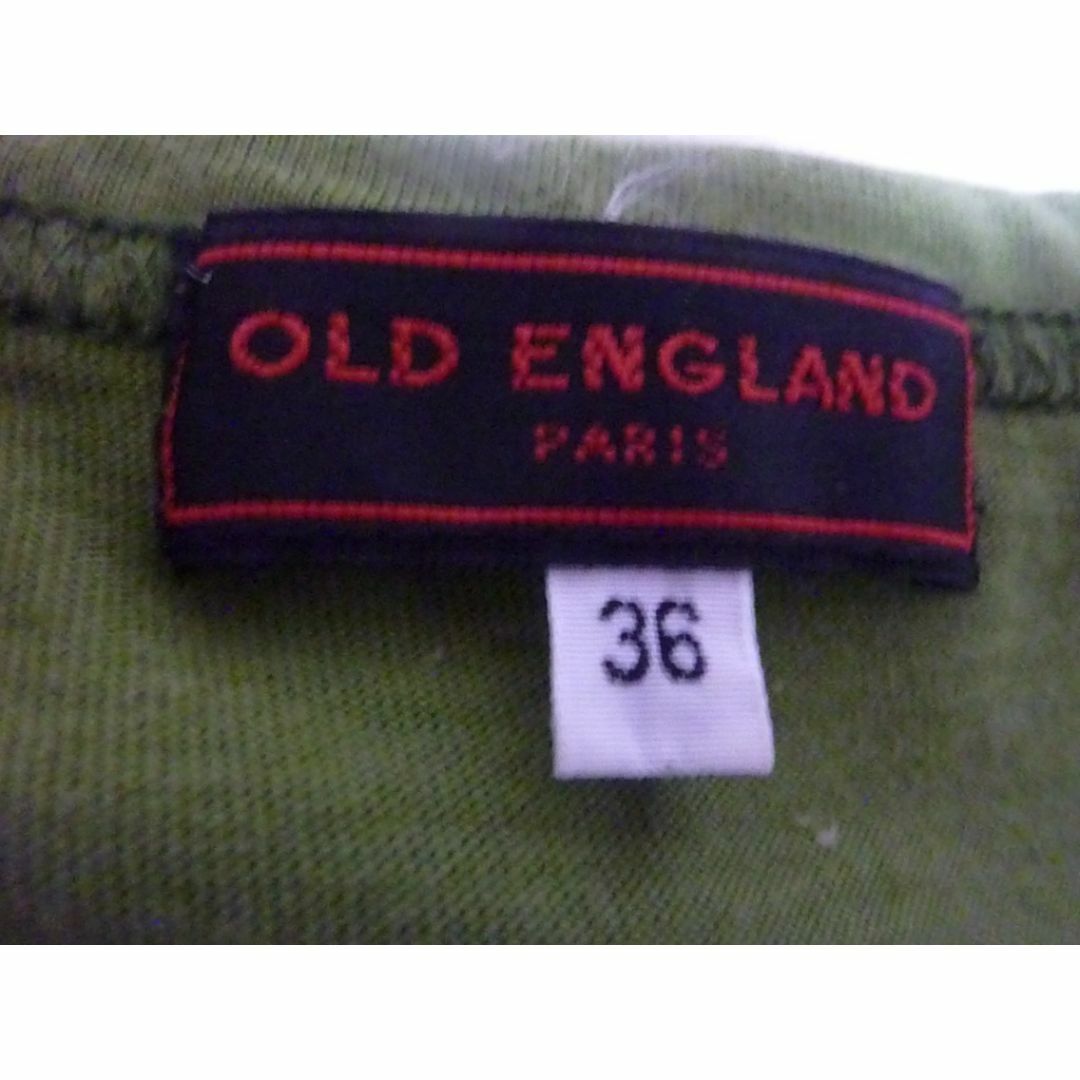 OLD ENGLAND(オールドイングランド)の♪OLD ENGLAND（オールド イングランド）♪グリーンTシャツ 36 レディースのトップス(Tシャツ(半袖/袖なし))の商品写真