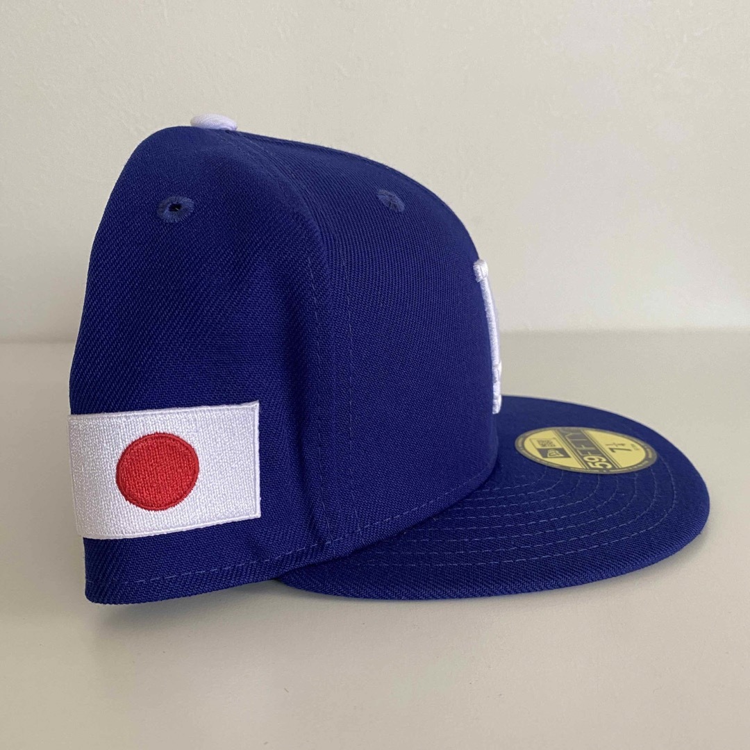 NEW ERA(ニューエラー)のドジャース ニューエラ ツバ裏ブラック キャップ New Era Cap 1/4 メンズの帽子(キャップ)の商品写真