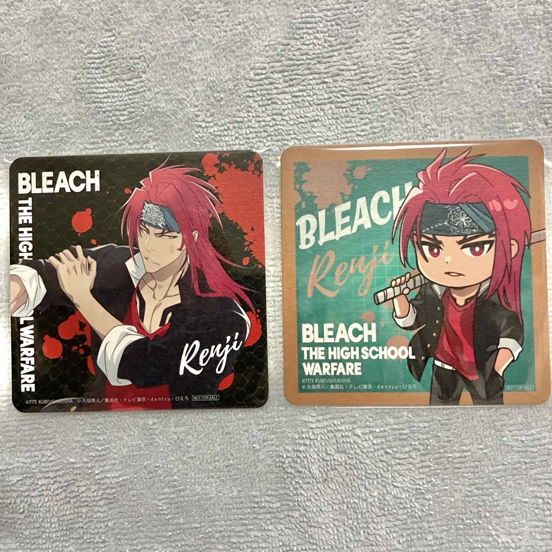 BLEACH 横浜ランドマーク コラボカフェ 特典コースター 阿散井恋次 エンタメ/ホビーのおもちゃ/ぬいぐるみ(キャラクターグッズ)の商品写真