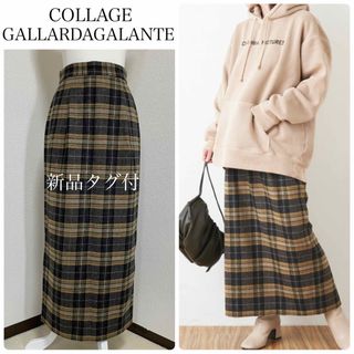 COLLAGE GALLARDAGALANTE - 【新品タグ付】COLLAGE GALLARDAGALANTEチェックタイトSK