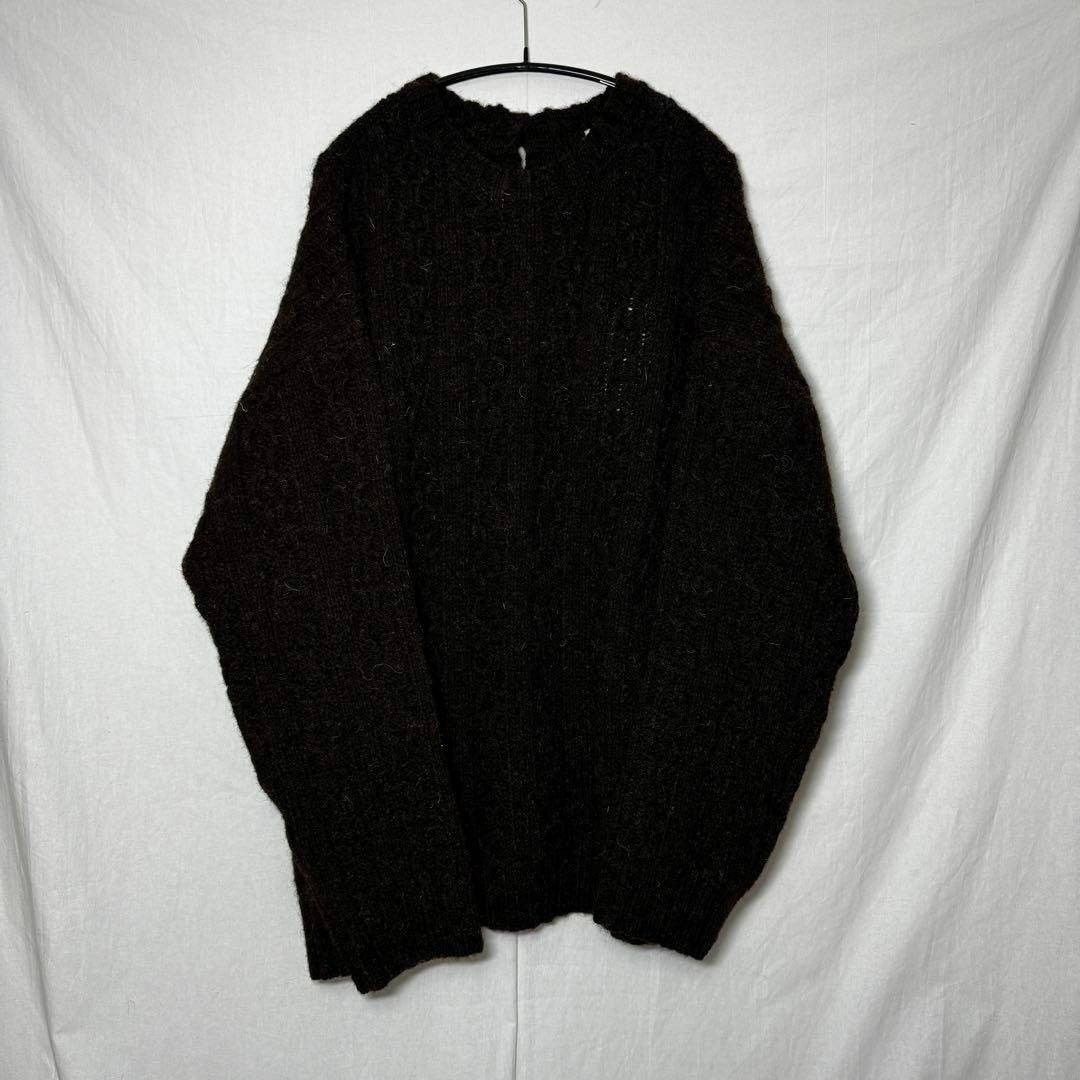 アワーレガシー チェイン ニット セーター サイズ54 ブラウン メンズのトップス(ニット/セーター)の商品写真