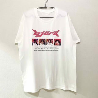 Bjork Tシャツ フリーサイズ ビョーク Tee ホワイト(Tシャツ/カットソー(半袖/袖なし))