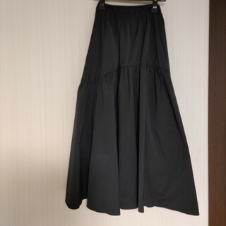 エミアトリエ(emmi atelier)のemmi atelier ティアードスカート  ／ブラック系(ロングスカート)