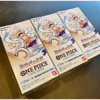 ONE PIECE - 新品未開封 ワンピースカードゲーム 新時代の主役 3Box  テープ付き