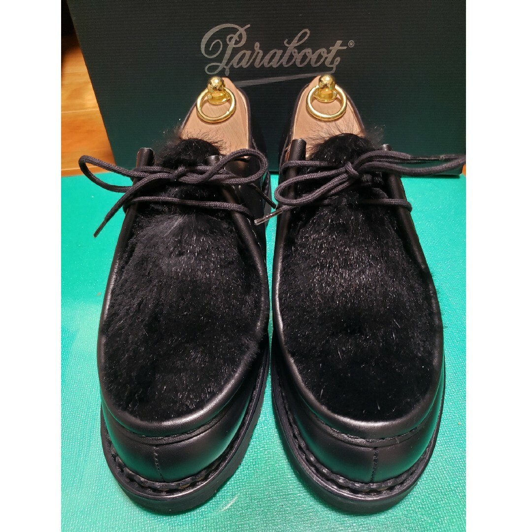 Paraboot(パラブーツ)の【極美品】Paraboot パラブーツ Michael ミカエル ファー 42 メンズの靴/シューズ(ドレス/ビジネス)の商品写真