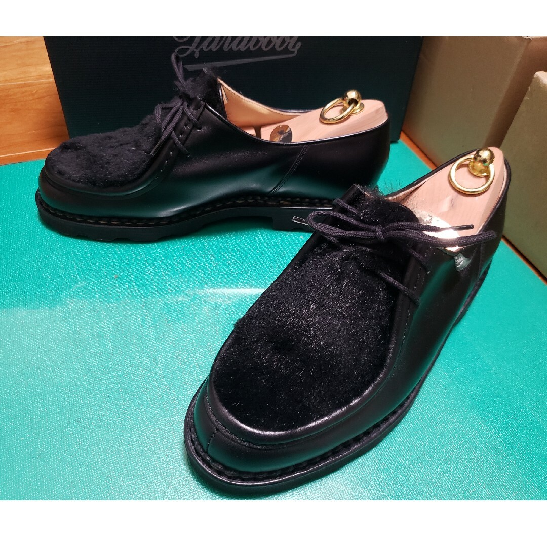 Paraboot(パラブーツ)の【極美品】Paraboot パラブーツ Michael ミカエル ファー 42 メンズの靴/シューズ(ドレス/ビジネス)の商品写真