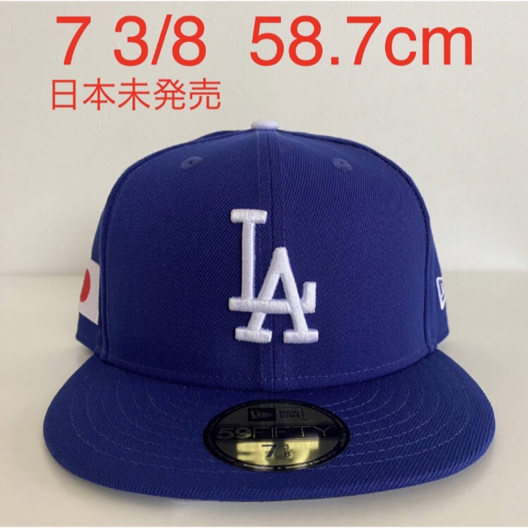 NEW ERA(ニューエラー)のドジャース ニューエラ ツバ裏ブラック キャップ New Era Cap 3/8 メンズの帽子(キャップ)の商品写真