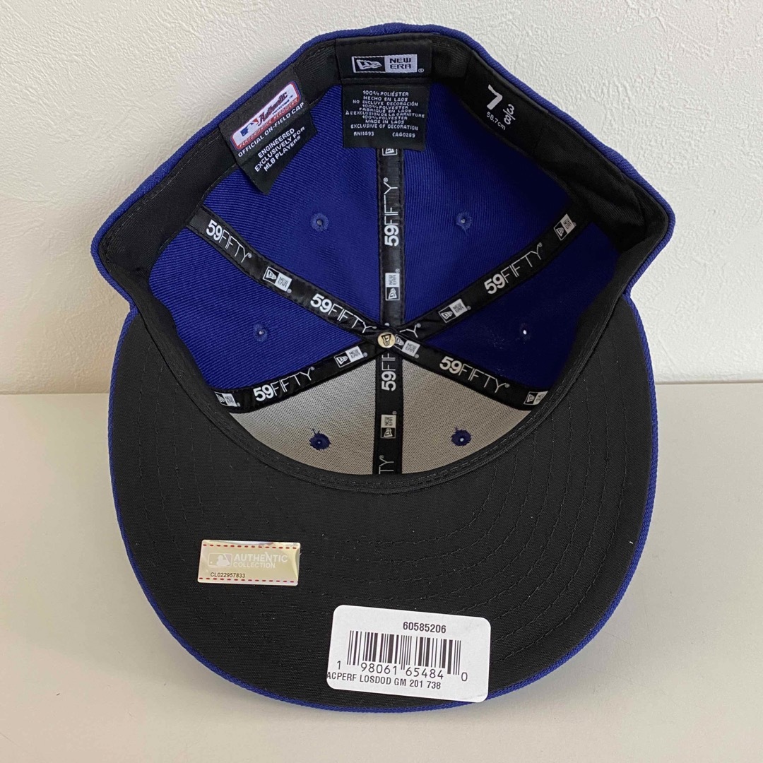 NEW ERA(ニューエラ)のドジャース ニューエラ ツバ裏ブラック キャップ New Era Cap 3/8 メンズの帽子(キャップ)の商品写真