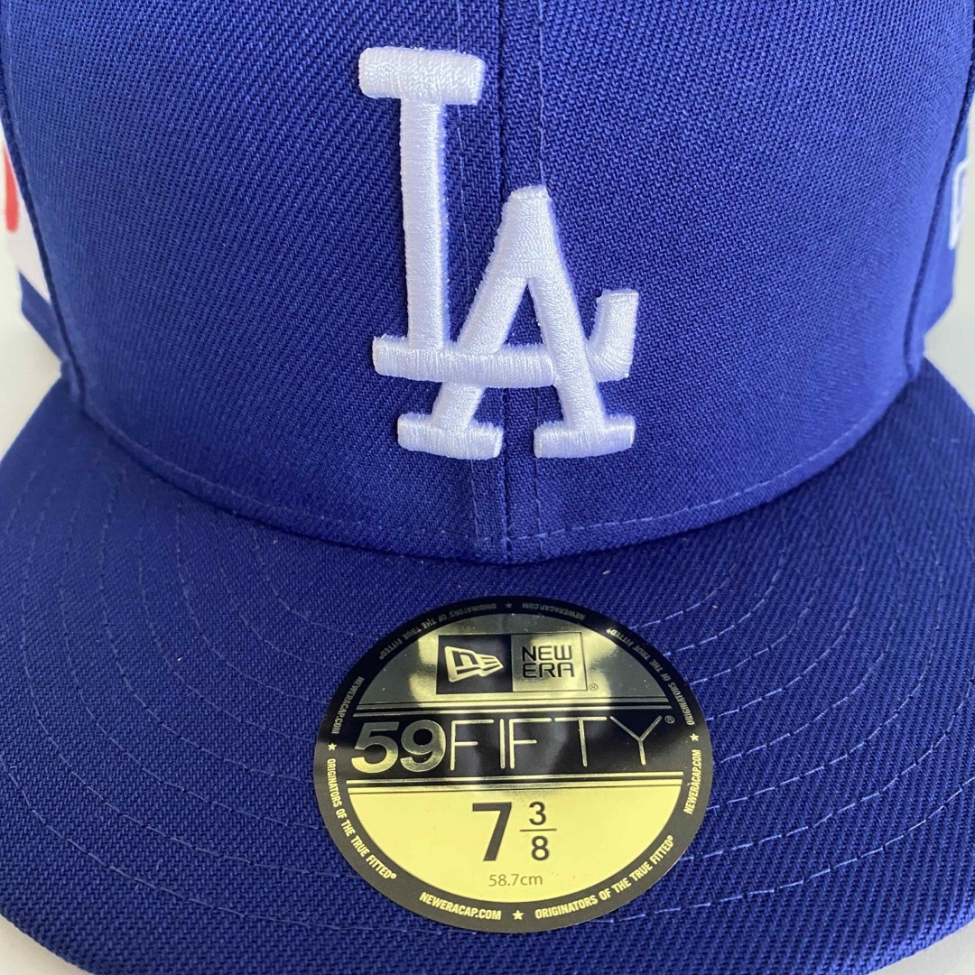 NEW ERA(ニューエラ)のドジャース ニューエラ ツバ裏ブラック キャップ New Era Cap 3/8 メンズの帽子(キャップ)の商品写真
