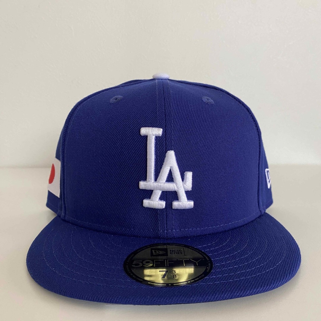 NEW ERA(ニューエラー)のドジャース ニューエラ ツバ裏ブラック キャップ New Era Cap 3/8 メンズの帽子(キャップ)の商品写真