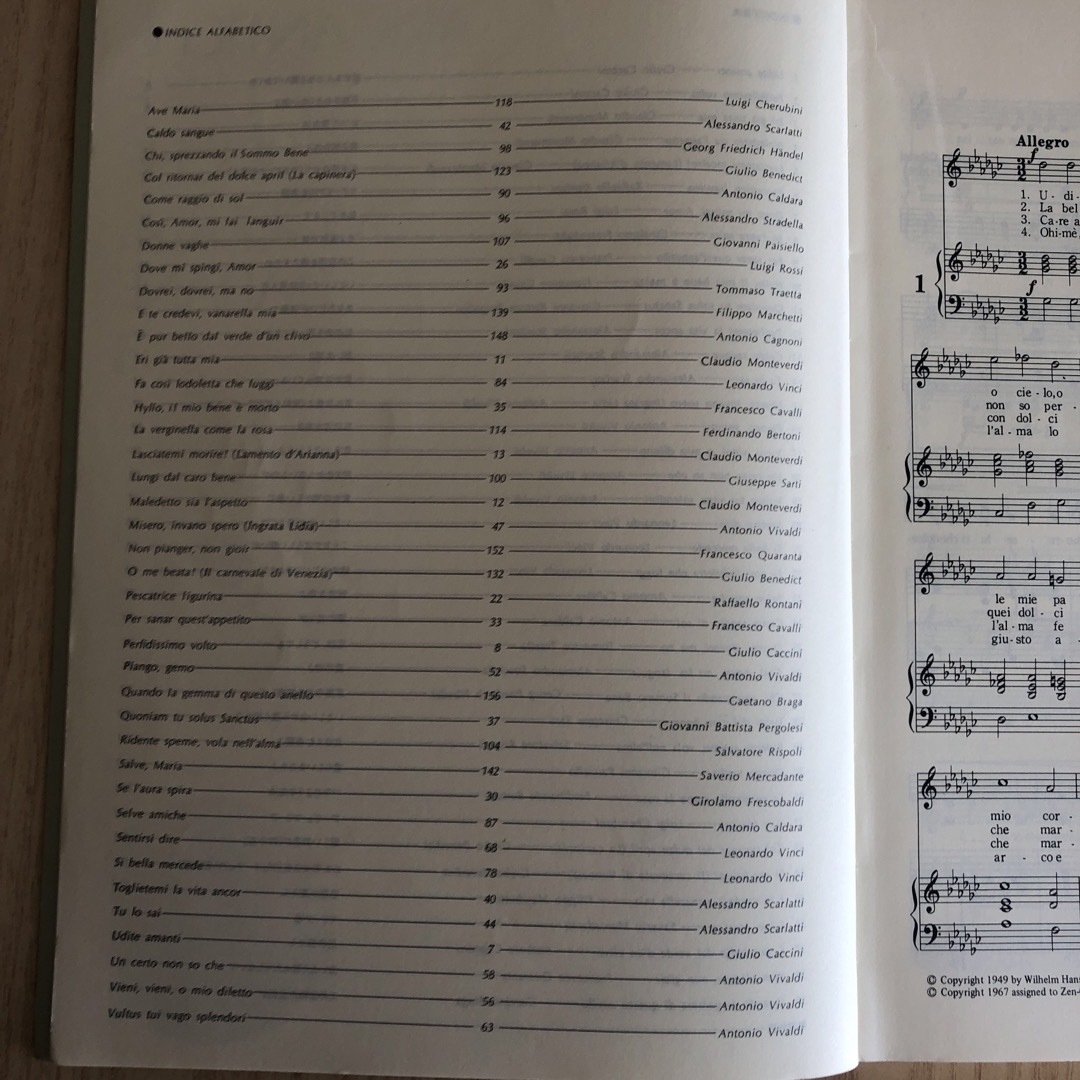 イタリア歌曲集3 中声用 楽器のスコア/楽譜(クラシック)の商品写真