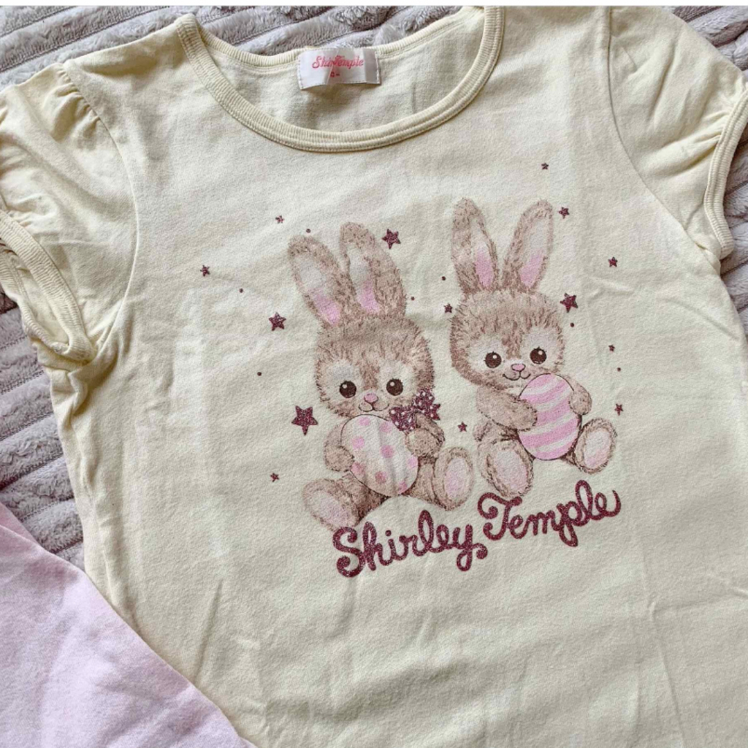 Shirley Temple(シャーリーテンプル)のシャーリーテンプル🌸Tシャツ🐰120 キッズ/ベビー/マタニティのキッズ服女の子用(90cm~)(Tシャツ/カットソー)の商品写真