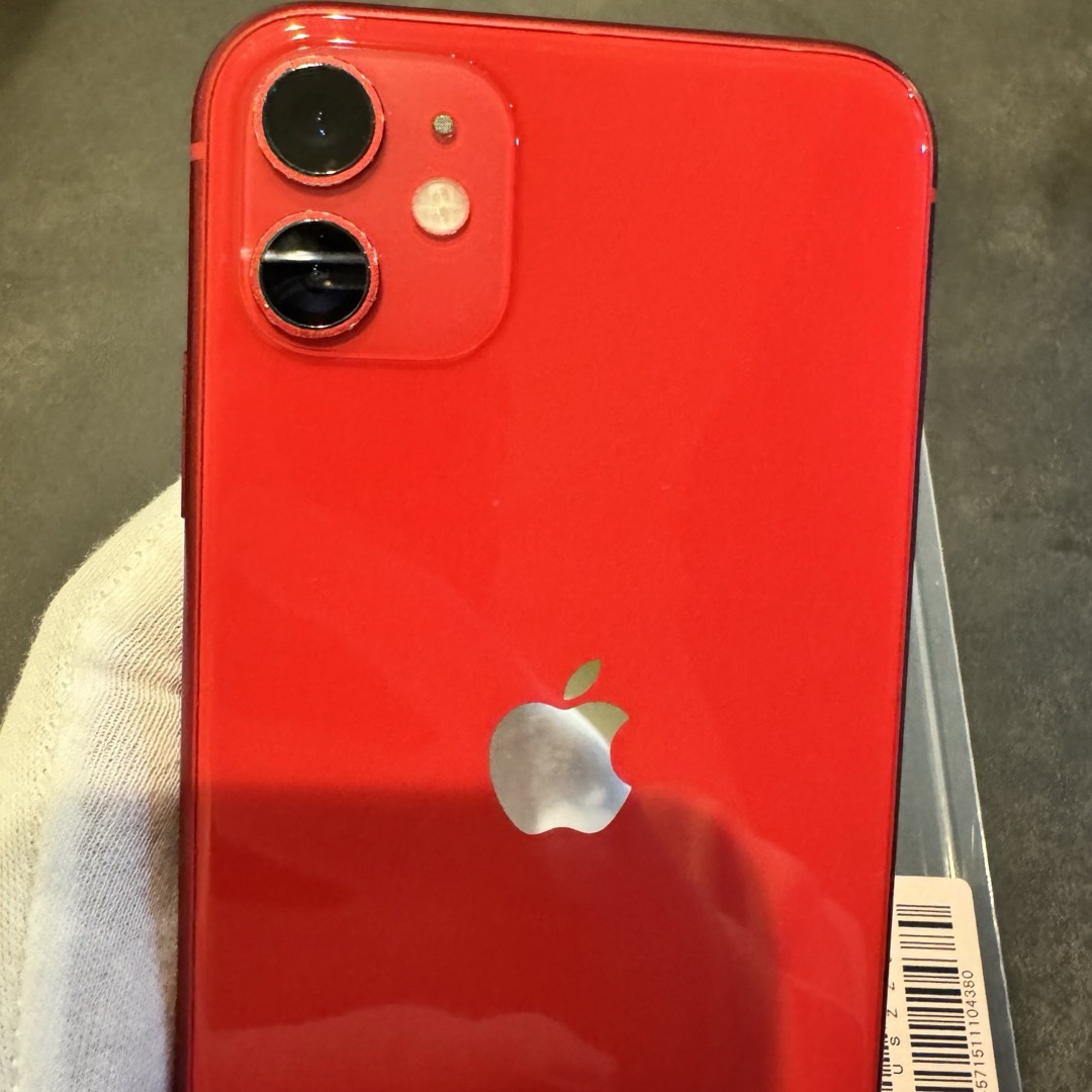 iPhone(アイフォーン)のiPhone11 64GB PRODUCT RED 赤 SIMフリー スマホ/家電/カメラのスマートフォン/携帯電話(スマートフォン本体)の商品写真