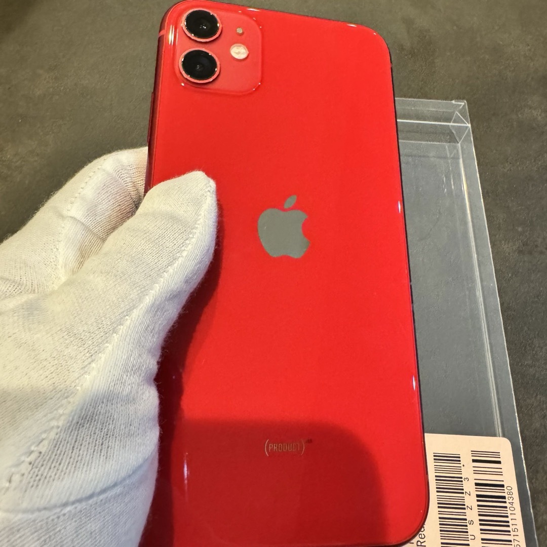 iPhone(アイフォーン)のiPhone11 64GB PRODUCT RED 赤 SIMフリー スマホ/家電/カメラのスマートフォン/携帯電話(スマートフォン本体)の商品写真