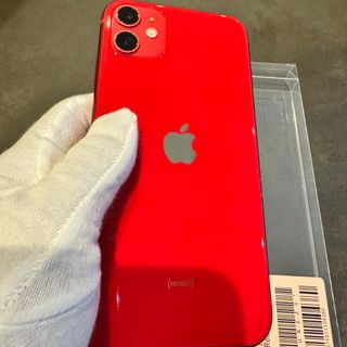 アイフォーン(iPhone)のiPhone11 64GB PRODUCT RED 赤 SIMフリー(スマートフォン本体)