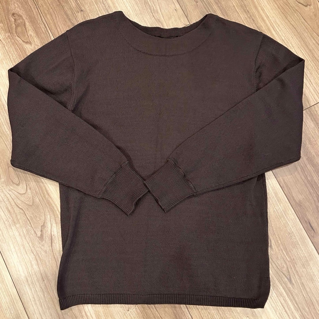 MHL.(エムエイチエル)のMHL. DENSE COTTON KNIT (BROWN) メンズのトップス(Tシャツ/カットソー(七分/長袖))の商品写真