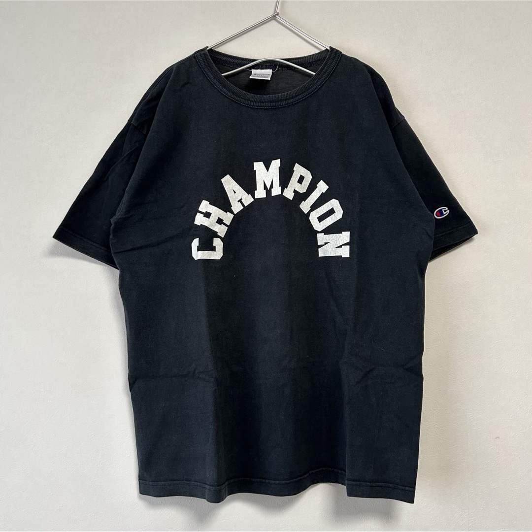 Champion(チャンピオン)の古着 USA製 90s Champion T1011 Tシャツ デカロゴ メンズのトップス(Tシャツ/カットソー(半袖/袖なし))の商品写真