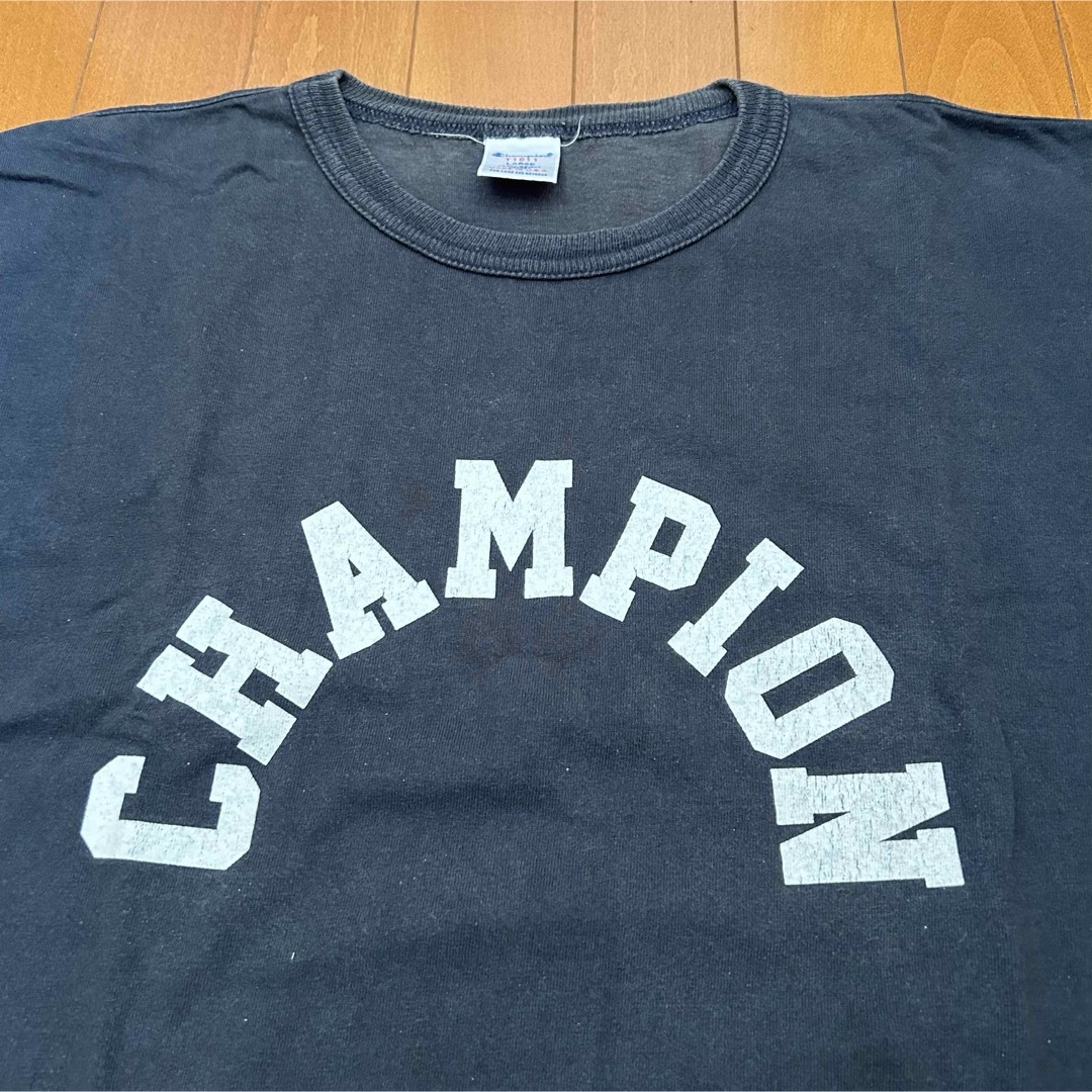 Champion(チャンピオン)の古着 USA製 90s Champion T1011 Tシャツ デカロゴ メンズのトップス(Tシャツ/カットソー(半袖/袖なし))の商品写真