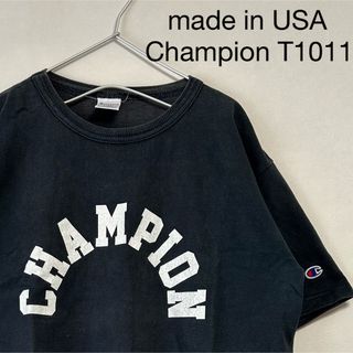 Champion - 古着 USA製 90s Champion T1011 Tシャツ デカロゴ