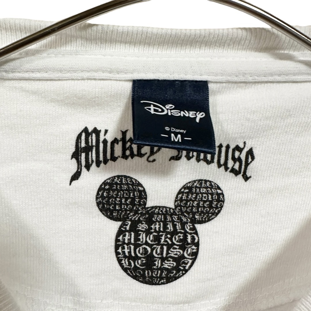 Disney(ディズニー)の古着 "Disney" フロントプリント ロング Tシャツ メンズのトップス(Tシャツ/カットソー(七分/長袖))の商品写真