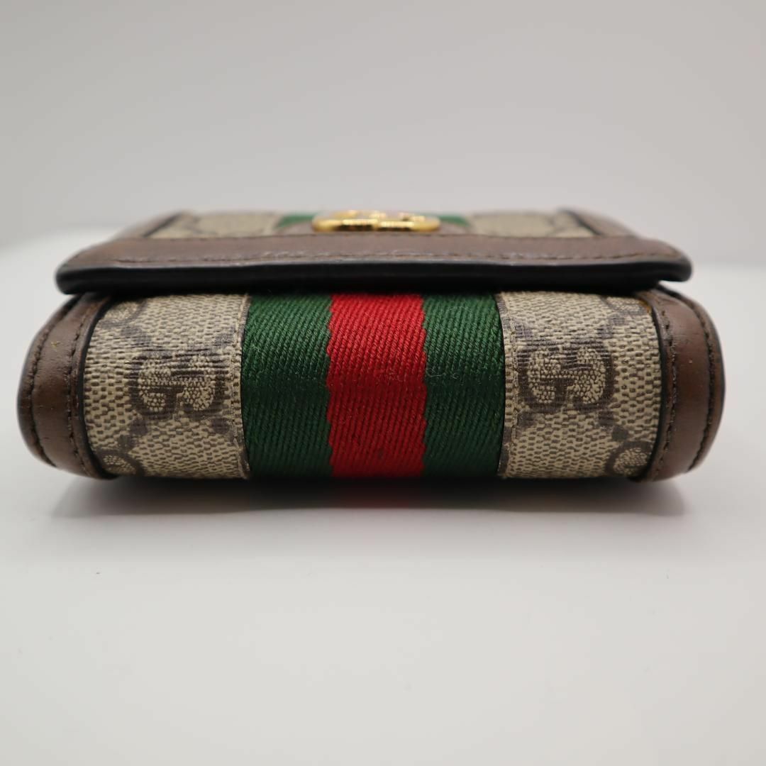 Gucci(グッチ)の【美品】グッチ オフィディア GGスプリーム 二つ折り財布 598662 レディースのファッション小物(財布)の商品写真