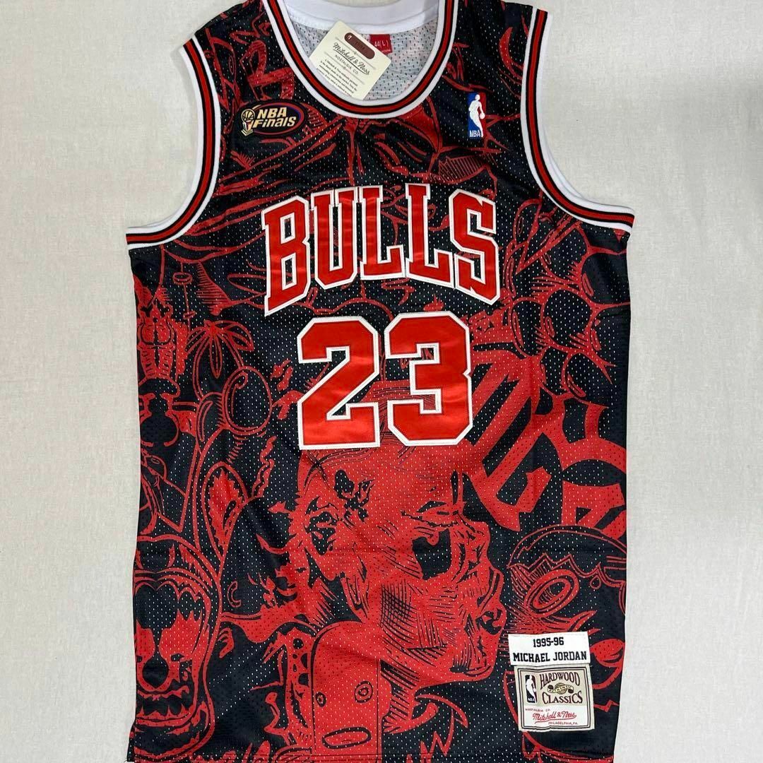 NBA シカゴブルズ マイケル・ジョーダン バスケ ユニフォーム  練習着　色合 スポーツ/アウトドアのスポーツ/アウトドア その他(バスケットボール)の商品写真