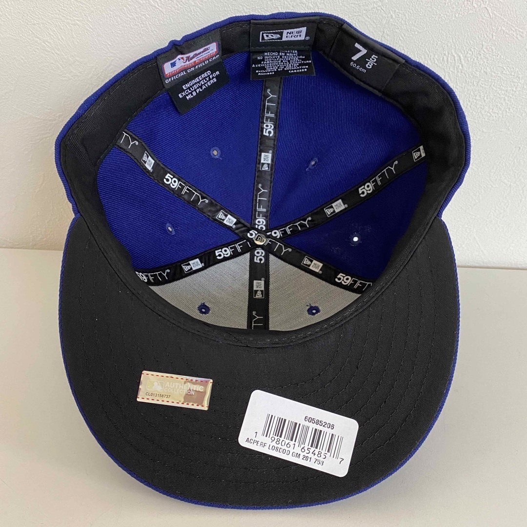 NEW ERA(ニューエラー)のドジャース ニューエラ ツバ裏ブラック キャップ New Era Cap 5/8 メンズの帽子(キャップ)の商品写真