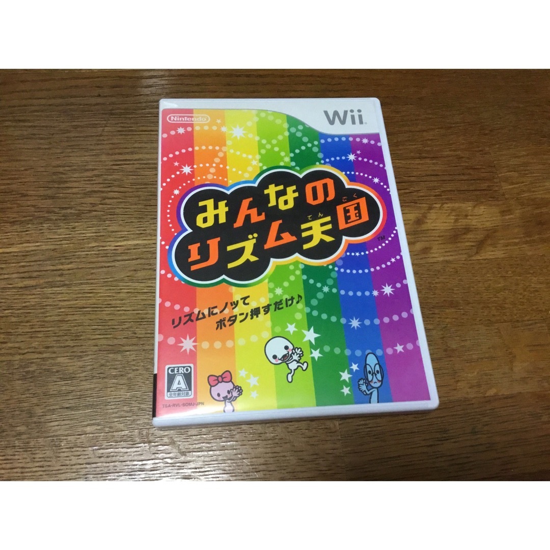 Wii(ウィー)のWii みんなのリズム天国 エンタメ/ホビーのゲームソフト/ゲーム機本体(家庭用ゲームソフト)の商品写真