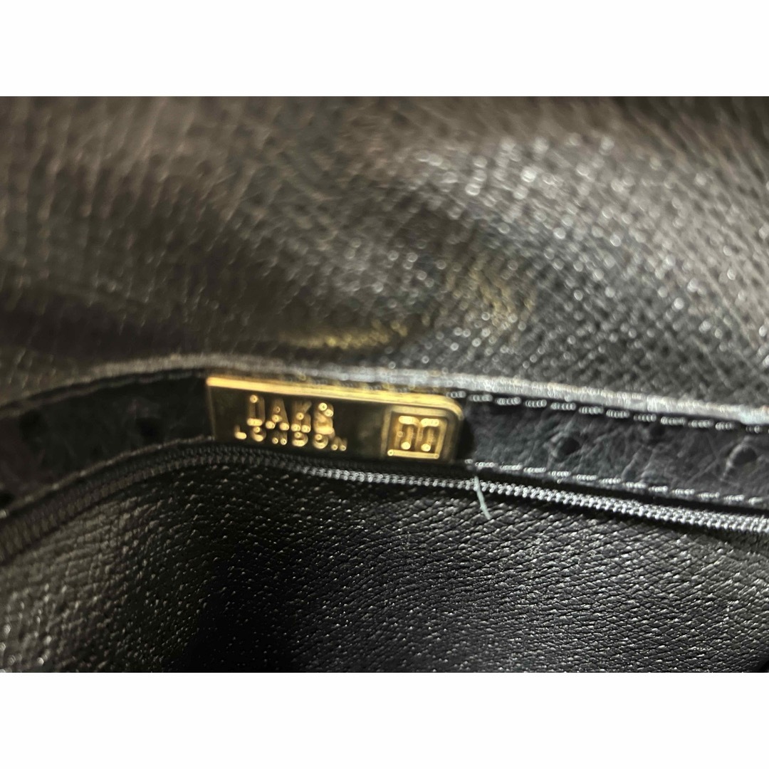 DAKS(ダックス)のDAKSハンドバッグ　黒　本革 レディースのバッグ(ハンドバッグ)の商品写真