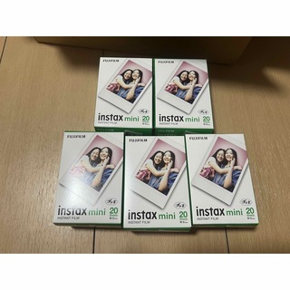 富士フィルム　チェキ フィルム　instax mini  20枚×5箱(フィルムカメラ)