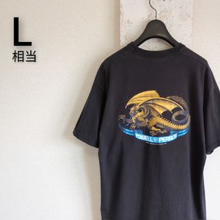 パウエル(POWELL)のPOWELL　パウエルペラルタ　Tシャツ　ブラック　RE-ISSUE L相当(Tシャツ/カットソー(半袖/袖なし))