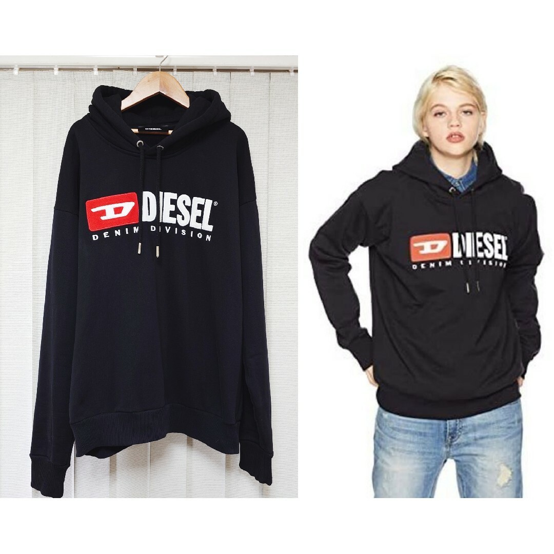 DIESEL(ディーゼル)の人気❗DIESEL ロゴ プルオーバー  パーカー レディースのトップス(パーカー)の商品写真