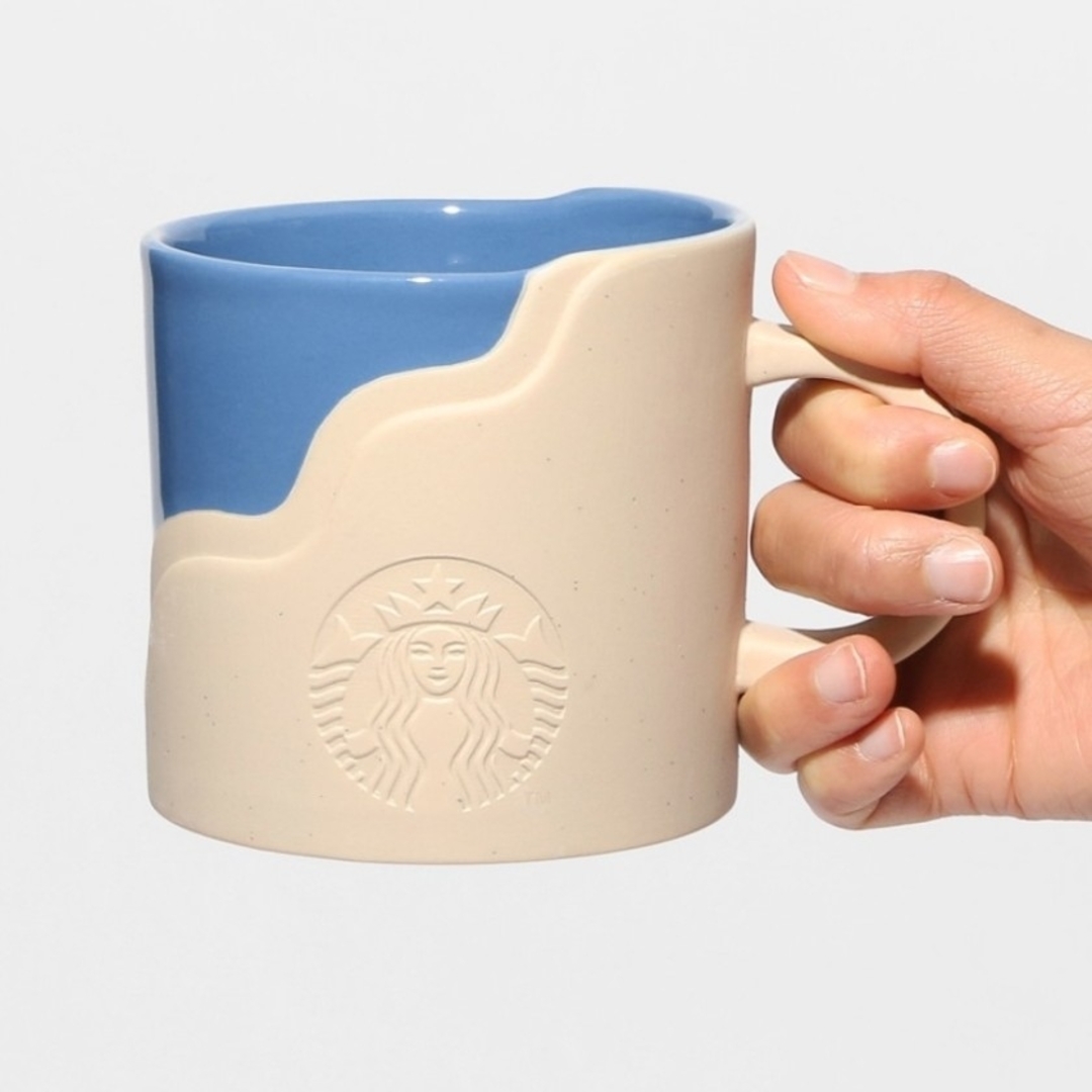 Starbucks(スターバックス)のスタバ　マグシーサイド 414ml　新品　2個セット　マグカップ　　匿名　箱あり インテリア/住まい/日用品のキッチン/食器(グラス/カップ)の商品写真